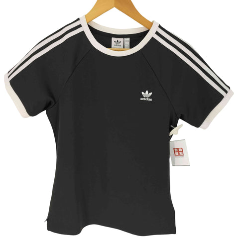 アディダスオリジナルス adidas Originals スリーストライプ ロゴ刺繍Tシャツ レディース JPN:XL