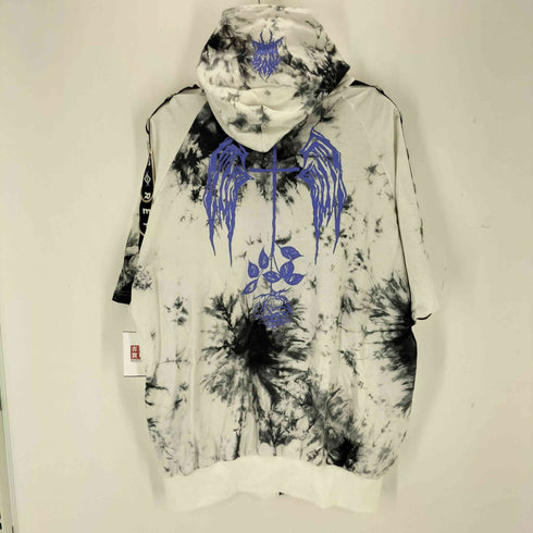 レフレム REFLEM ラインストーンタイダイZIP HOODIE メンズ