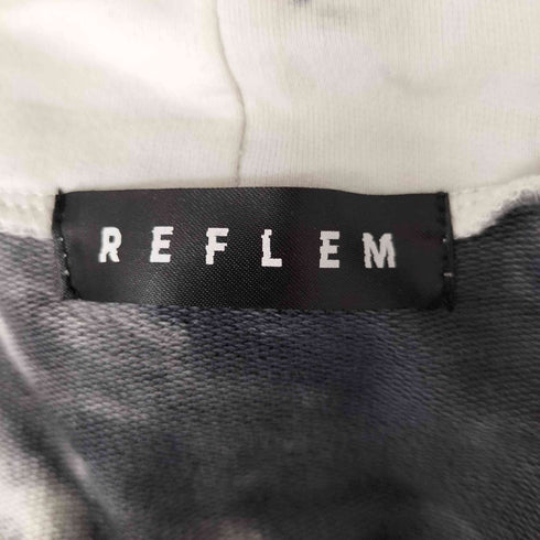 レフレム REFLEM ラインストーンタイダイZIP HOODIE メンズ