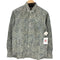 フォーティーファイブアール 45R 総柄 藍染め インディゴ染め L/S シャツ レディース JPN:3