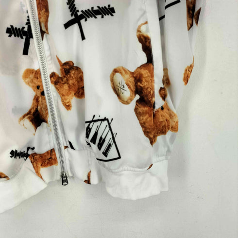 トラヴァストウキョウ TRAVAS TOKYO Logo bears chiffon blouson クマ柄シフォンブルゾン メンズ FREE