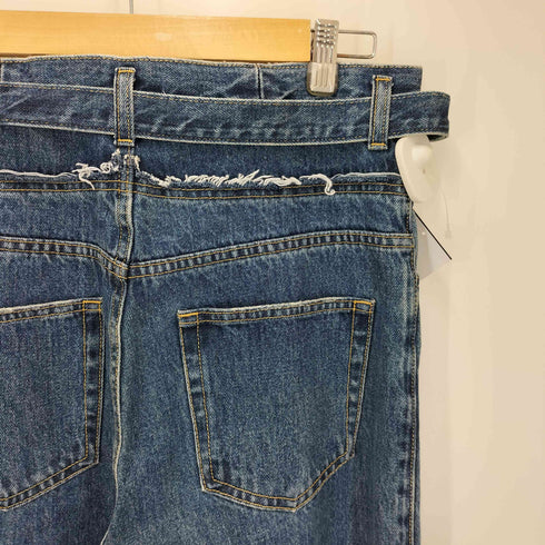 マウジー moussy FOLD WAIST WIDE STRAIGHT レディース JPN:2