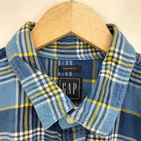 ギャップ Gap STANDARD FIT スタンダード フィット チェック柄 シャツ メンズ import:L