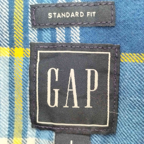 ギャップ Gap STANDARD FIT スタンダード フィット チェック柄 シャツ メンズ import:L
