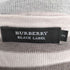 バーバリーブラックレーベル BURBERRY BLACK LABEL ワンポイント ホース刺繍 ボーダー Vネックセーター レディース US:0-2