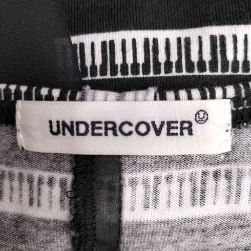 アンダーカバー UNDERCOVER ピアノ柄プリント シアードレープパネル レディース JPN:2