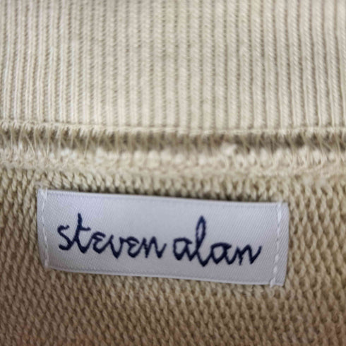 スティーブンアラン Steven Alan 26SS ウラケ セットイン クルーネック スウェット メンズ L