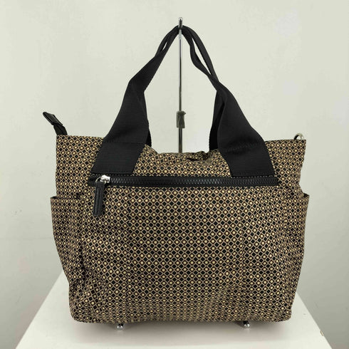 パピヨネ PAPILLONNER スクエアパーツデザイン 2WAY 総柄 ショルダーバッグ レディース
