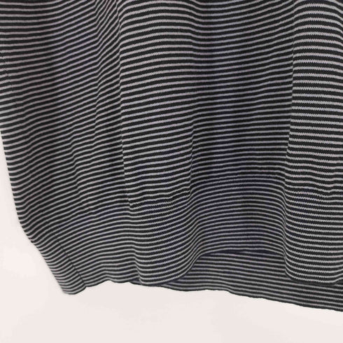 ユナイテッドアローズ UNITED ARROWS 26SS ショートスリーブ ボーダー モックネック ニットTシャツ UA COZY ウォッシャブル 抗菌防臭 メンズ M