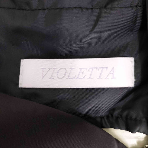 VIOLETTA サテンフロントジップビスチェ レディース FREE