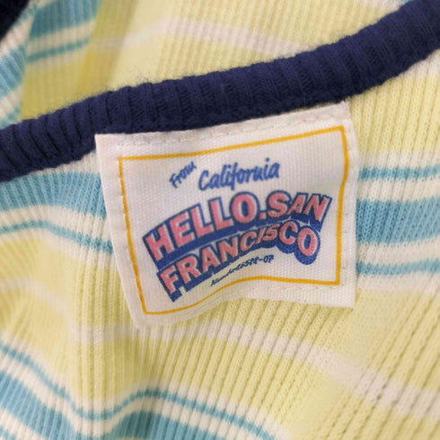 チャオパニックティピー CIAOPANIC TYPY HELLO.SANFRANCISCO 20thスペシャルTee付ボーダーワンピース レディース ONE SIZE
