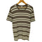 アルマーニコレツィオーニ ARMANI COLLEZIONI レーヨン ボーダー柄 S/S Tシャツ メンズ XL