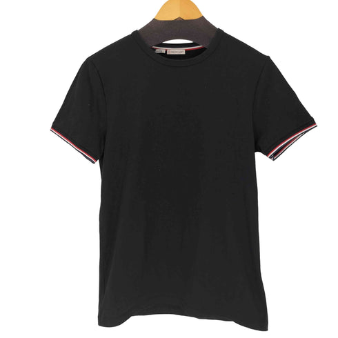 モンクレール MONCLER トリコロールライン カラー ワッペン刺繍リンガーTシャツ メンズ L