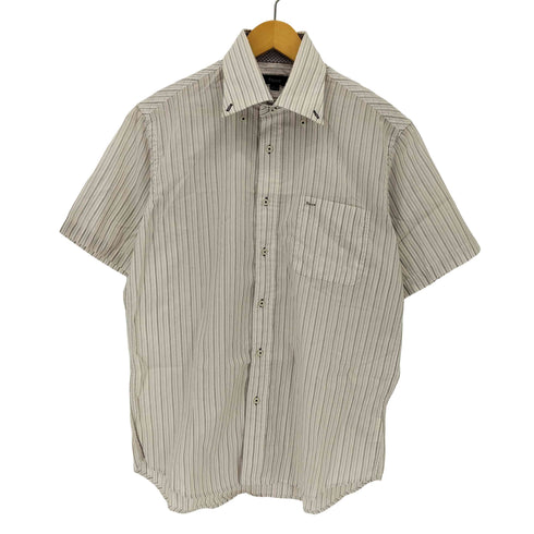 フィッチェ ficce ストライプ半袖シャツ メンズ import:M