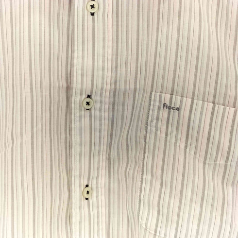 フィッチェ ficce ストライプ半袖シャツ メンズ import:M
