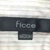 フィッチェ ficce ストライプ半袖シャツ メンズ import:M