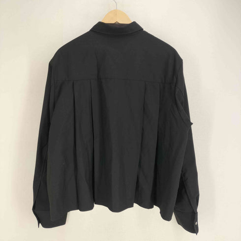 ハレ HARE バックプリーツ L/S ショートシャツ メンズ JPN:S