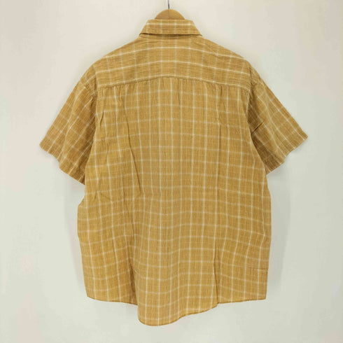ラングラー Wrangler フロントポケット半袖チェックシャツ メンズ import:M