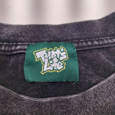 That's Life ヴィンテージ加工 サークルロゴプリント Tシャツ メンズ JPN:L