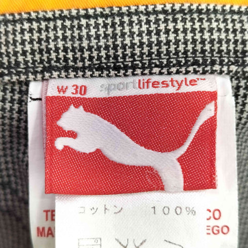 プーマ PUMA REGULAR FIT 千鳥柄カーゴショーツ Y2K メンズ 30