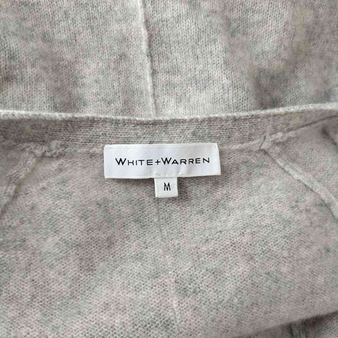 WHITE+WARREN カシミヤ100% ピンクロング カーディガン レディース JPN:M