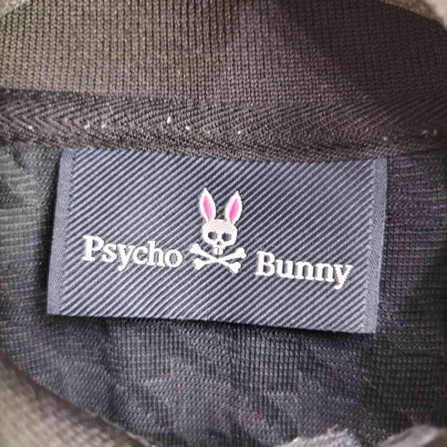 サイコバニー Psycho Bunny 千鳥格子 ジャガード S/S ポロシャツ メンズ JPN:M