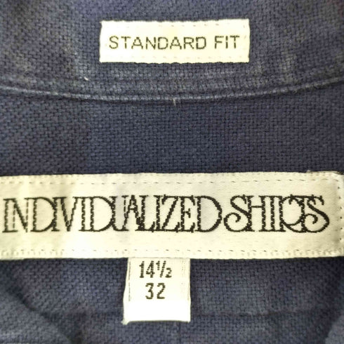 インディヴィジュアライズドシャツ individualized shirts USA製 STANDARD FIT コットン ボタンダウン シャツ メンズ 14 1/2