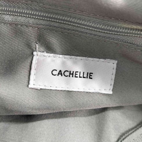Cachellie かぎ針編み パイソン柄 ハンドルトートバッグ レディース