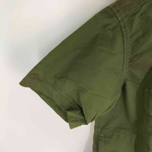 アンドワンダー and wander CORDURA typewriter short sleeve over shirt コーデュラ タイプライター ショートスリーブオーバーシャツ メンズ 00