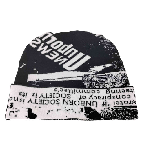 UNBORNSOCIETY グラフィックプリントビーニー メンズ ONE SIZE