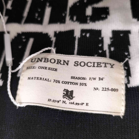 UNBORNSOCIETY グラフィックプリントビーニー メンズ ONE SIZE