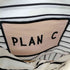 プランシー PLAN C フリルボウタイ付き ストライプ シャツ ワンピース レディース