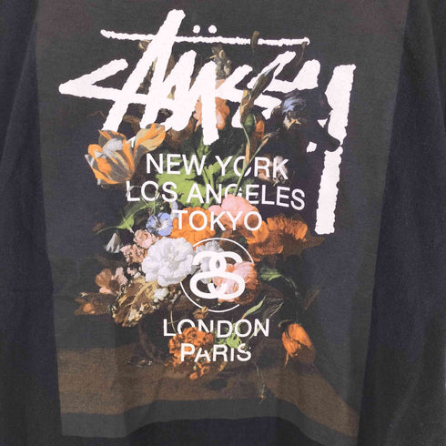 ステューシー Stussy STUSSY ワールドツアー フラワープリント メンズ S