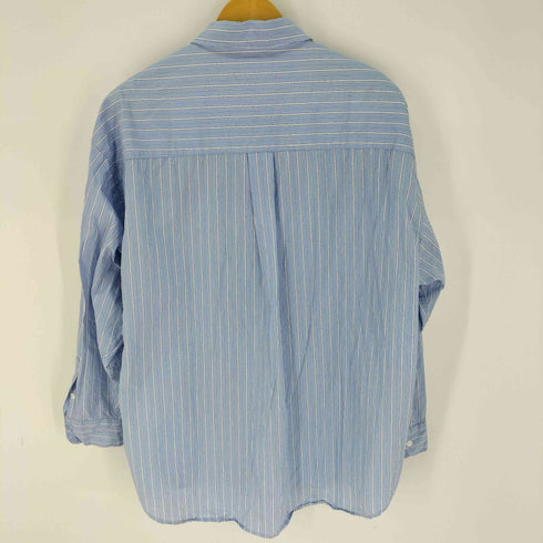 wooalong ストライプコットンシャツ メンズ import:L