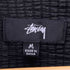 ステューシー Stussy 24SS Flat Bottom Crinkled Shirt フラット ボトム クリンクルド ブラック シャツ メンズ import:M