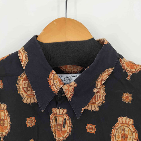 le garage フランス製 レーヨン100 総柄シャツ メンズ