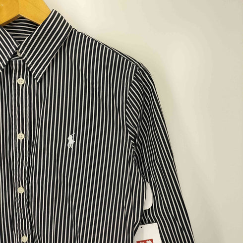 ポロラルフローレン POLO RALPH LAUREN CUSTOM FIT ポニー 刺繍 ストライプ L/S シャツ メンズ import:S