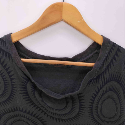 アンダーカバーイズム UNDERCOVERISM FOR REBELS 00S 04SS Languid 期 GIZ サークル 歪み 総柄 アシンメトリー ノースリーブ カットソー タンクトップ Tシャツ archive アーカイブ メンズ import:M