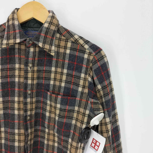 ペンドルトン PENDLETON 70-80S USA製 チェック L/S ウール ボードシャツ メンズ import:S