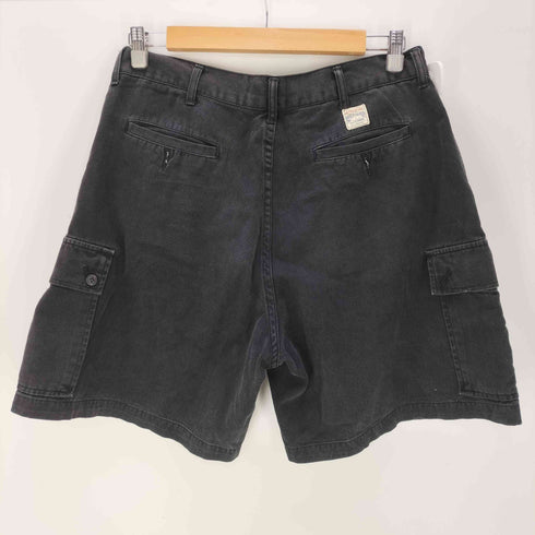 ポロバイラルフローレン Polo by RALPH LAUREN 90S 初期 スクエアタグ POLO CHINO ポロ チノ ブラック カーゴ ショーツ ハーフ パンツ メンズ 34