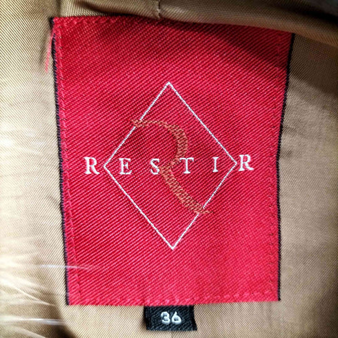 RESTIR カシミヤ混 コート レディース JPN:36