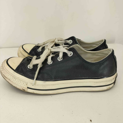 コンバース CONVERSE CT70 BLACK LEATHER LOW CUT レディース JPN:23
