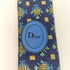 クリスチャンディオール Christian Dior トウモロコシ柄 シルクネクタイ メンズ