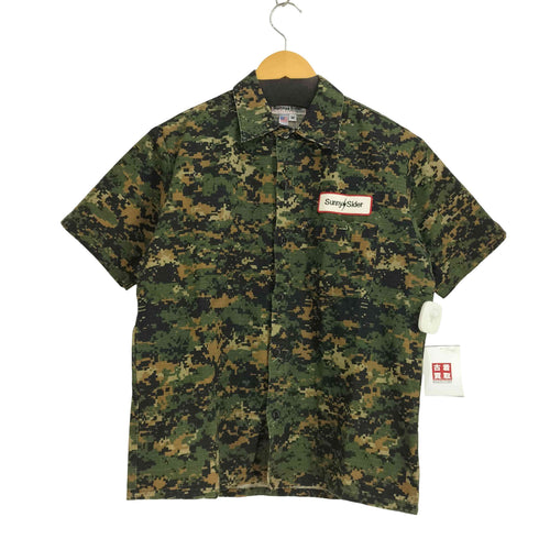 サニーサイダー SUNNY SIDER デジカモ S/S ミリタリーシャツ メンズ JPN:M