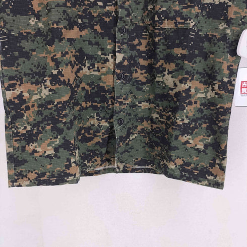 サニーサイダー SUNNY SIDER デジカモ S/S ミリタリーシャツ メンズ JPN:M