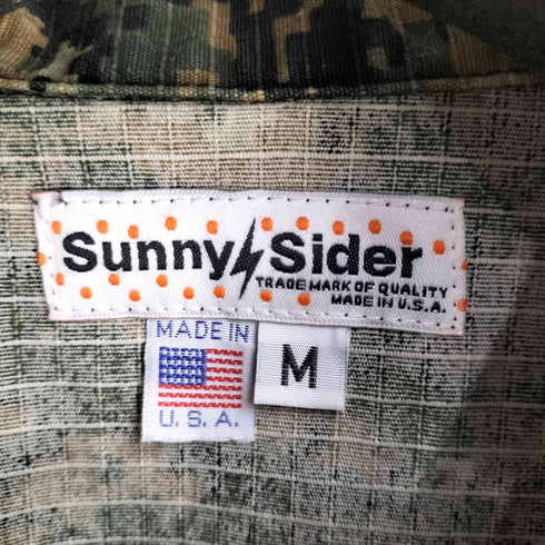 サニーサイダー SUNNY SIDER デジカモ S/S ミリタリーシャツ メンズ JPN:M