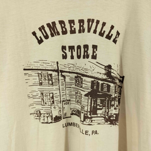 70S LUMBERVILLE STORE ポリコットン プリントTシャツ メンズ FREE