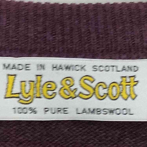 ライルアンドスコット LYLE&SCOTT ホーイック スコットランド製 Vネック ニット メンズ import:S