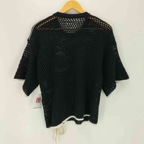 エムエムシックスメゾンマルジェラ MM6 Maison Margiela 20SS HANGING THREADS CROCHET TOP レディース S