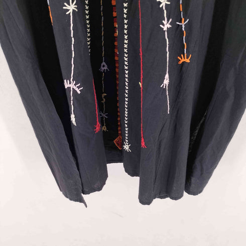 インド綿 エスニック刺繍ワンピース レディース FREE